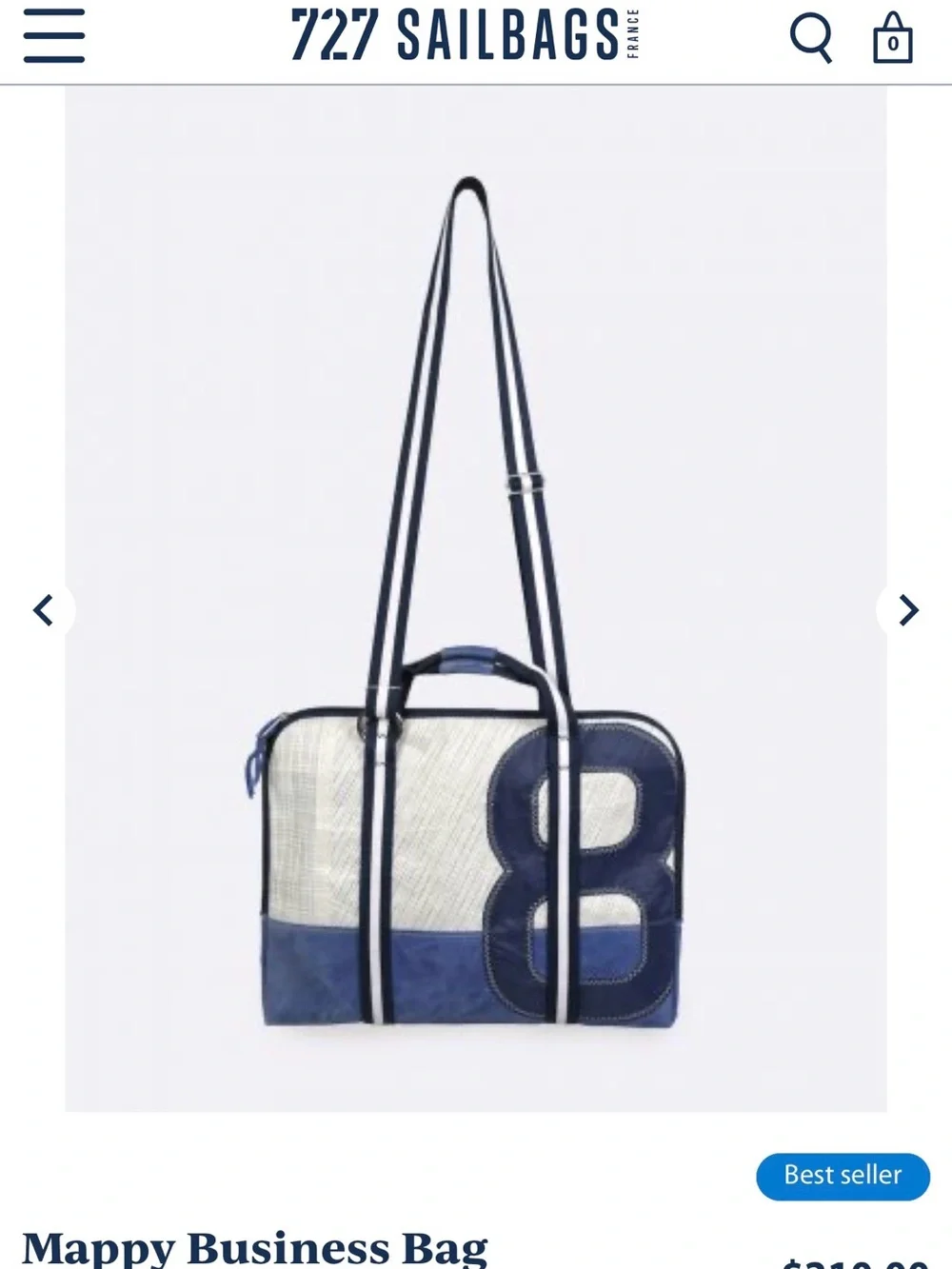 727 Sail Bags Mappy Business Bag